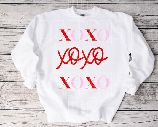 XOXO- Red & Pink